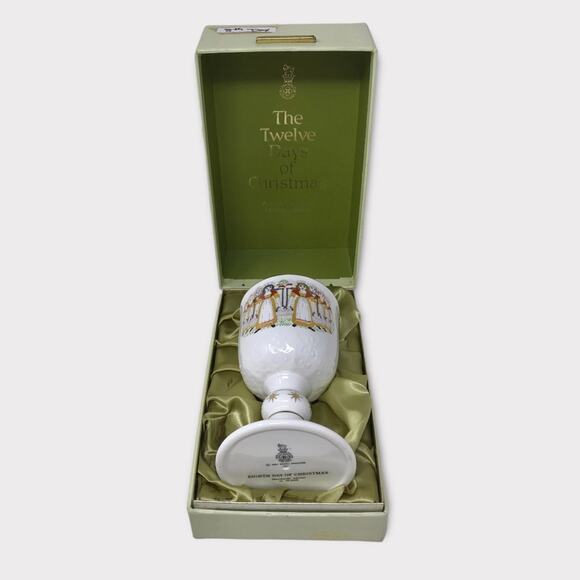 Royal Doulton Porcelain Goblet 7 Swans a Swimming 12 Days of Christmas Boxed - Picture 9 of 9